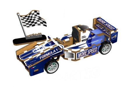 3D puzzle dřevěné - Formule 14 cm