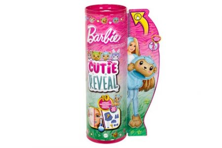 Barbie Cutie reveal Barbie v kostýmu - Medvídek v kostýmu HRK25