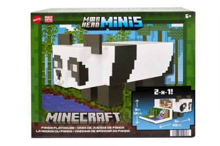 Minecraft Mini mob head panda herní dům HLL25