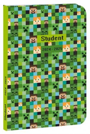 Diář školní Student Pixel Game 2024/25 - české kalendárium / 10cm x 15cm / CDT0597