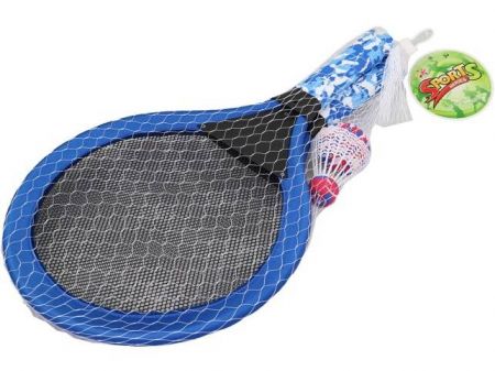 Raketa tenisová s míčky, 2 ks, 28 x 50 cm