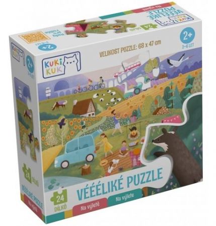 KukiKuk - Véééliké puzzle Na výletě