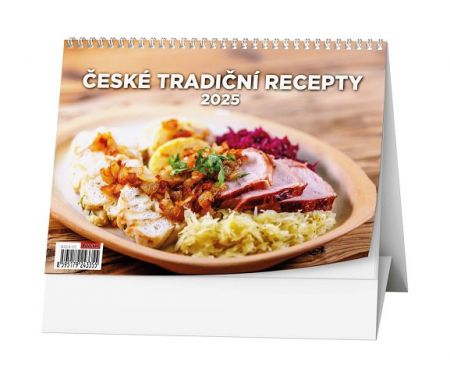 Kalendář stolní týdenní České tradiční recepty 2025 / 21cm x 15cm / BSD8-25