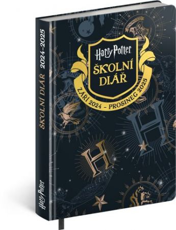 Diář školní Harry Potter (září 2024 – prosinec 2025), 9,8cm x 14,5cm, PGD-33827