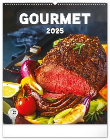 Kalendář nástěnný Gourmet 2025, 48cm x 56cm, PGN-33545-L