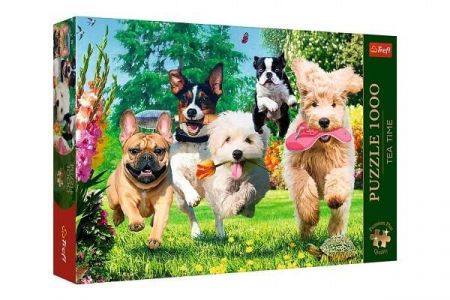 Puzzle Premium Plus - Čajový čas: Přicházejí problémy! 1000 dílků 68,3x48cm v krabici