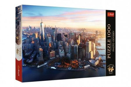 Puzzle Premium Plus - Photo Odyssey: Manhattan, New York 1000 dílků 68,3x48cm v krabici