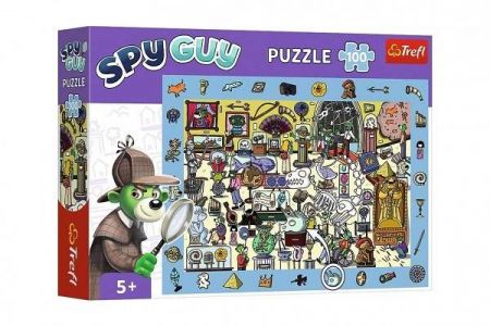 Puzzle Spy Guy - Muzeum 18,9x13,4cm 100 dílků v krabici 33x23x6cm