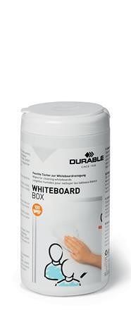 Čisticí utěrky na tabule &quot;Whiteboard box 100&quot;, 100 ks, DURABLE 575902