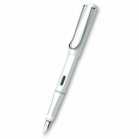 Lamy Safari Shiny White plnicí pero hrot LH