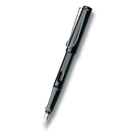 Lamy Safari Shiny Black plnicí pero hrot LH