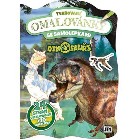 Tvarované omalovánky Dinosauři