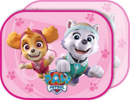 Dětská sluneční clona PAW PATROL holky 44x35cm