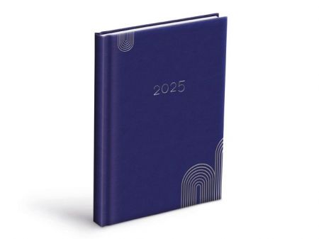 Diář 2025 D801 PU blue denní