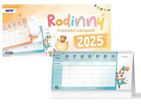 Kalendář 2025 stolní Rodinný - plánovací