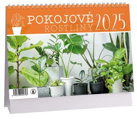 Kalendář stolní 14denní Pokojové rostliny  2025 / 23cm x 16cm / K752