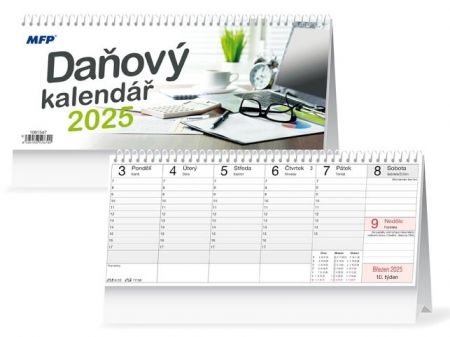 Kalendář stolní Daňový 2025 / 25cm x 17,3cm / 1061547