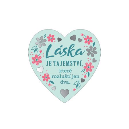 ALBI Plaketka srdce - Láska