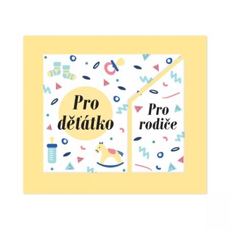 ALBI Duo pokladnička - Pro rodiče/Pro děťátko