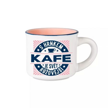 Espresso hrníček - S hrnkem kafe