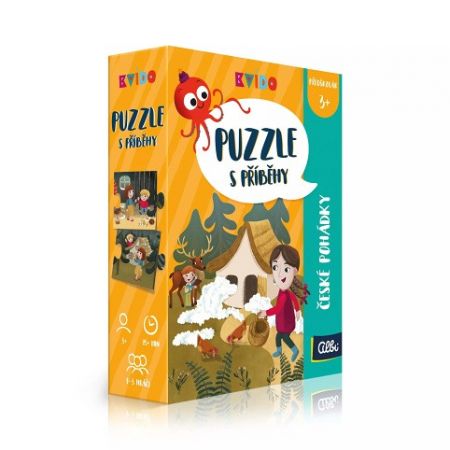 ALBI Kvído - Puzzle s příběhy - české pohádky