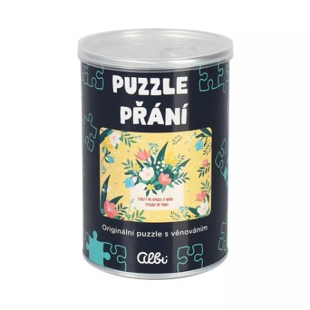 ALBI Puzzle přání - Štěstí spadlo z nebe