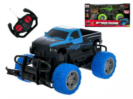 R/C auto off-road 1:20 20cm 27MHz na baterie plná funkce 2barvy v krabičce