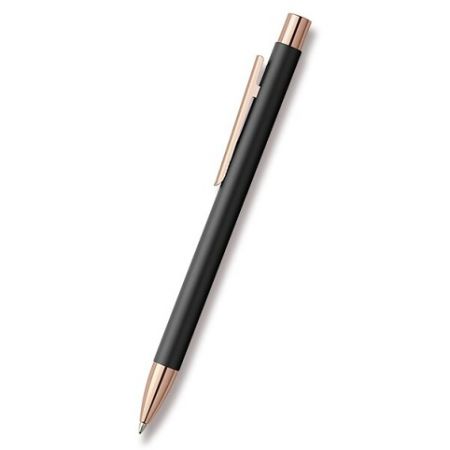 Faber-Castell Neo Slim Metal Black Rosegold kuličkové pero