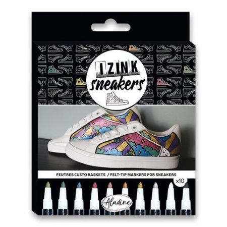 Popisovač Aladine Sneakers Izink na tenisky, 10 barev