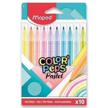 Dětské fixy Maped Color&#39;Peps Pastel 10 barev