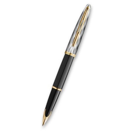 Waterman Carene Reflections of Paris SE DLX Black GT plnicí pero hrot F