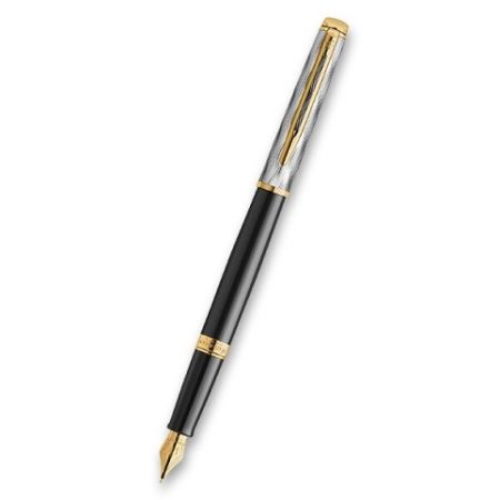 Waterman Hémisphére Reflections of Paris SE DLX Black GT plnicí pero, hrot M