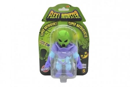 Flexi Monster strašidelné figurky série 5 natahovací silikon 14cm mix druhů na kartě 16,5x