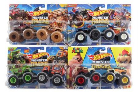 Hot Wheels Monster Trucks demoliční duo FYJ64