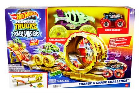 Hot Wheels Monster trucks power smashers dráha masivní destrukce