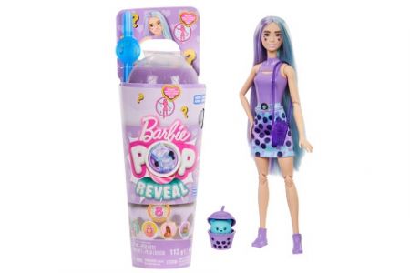 Barbie Pop reveal barbie bubble tea - mléčný čaj HTJ19