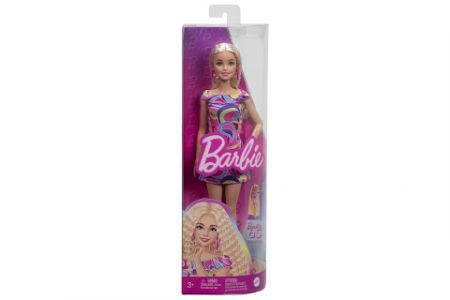 Barbie Modelka - pestrobarevné šaty HRH20