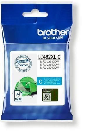 LC462XLC Inkjet cartridge pro MFC-J3540 tiskárny, tyrkysová, 1500 stran, BROTHER