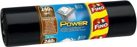 Pytle na odpadky &quot;Power&quot;, 240 l, 10 ks, FINO