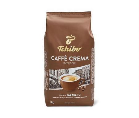 Káva &quot;Caffe Crema Intense&quot;, pražená, zrnková, 1000 g, TCHIBO 500826