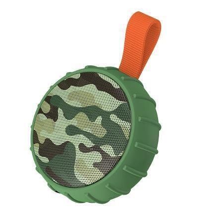 Reproduktor a power banka &quot;BTS062&quot;, camouflage, přenosný, Bluetooth 5.0, vodotěsný, ENERGI