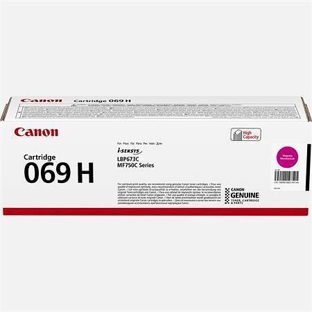 CRG-069H Toner cartridge, i-SENSYS LBP 673Cdw printer, CANON, magenta, 5,5k