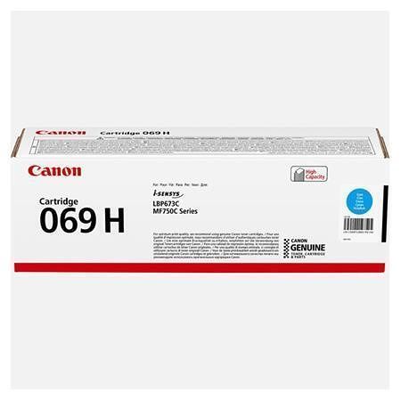 CRG-069H Toner cartridge, i-SENSYS LBP 673Cdw printer, CANON, cian, 5,5k