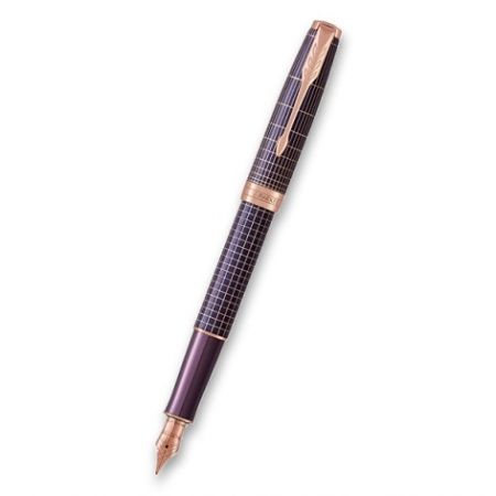 Parker Sonnet Purple Chiselled PGT hrot M