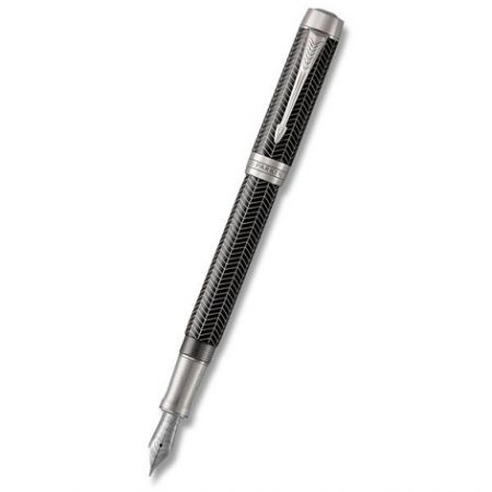 Parker Duofold Prestige Black Chevron hrot F