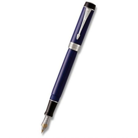 Parker Duofold Classic Blue &amp; Black CT hrot F