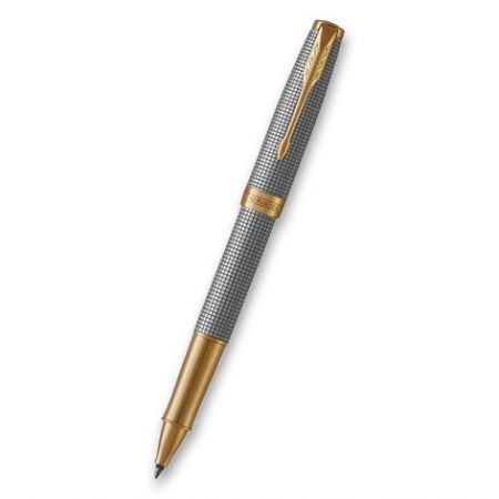 Parker Sonnet Silver Chiselled GT roller