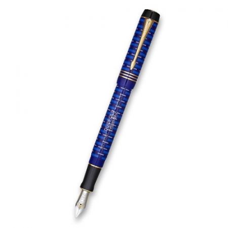 Parker Duofold 100 LE Blue GT CNT hrot F - plnicí pero