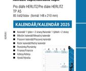 Herlitz - Náplň do kroužkového diáře A5 - 2025, týdenní