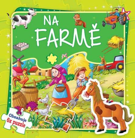 Puzzle kniha - Na farmě